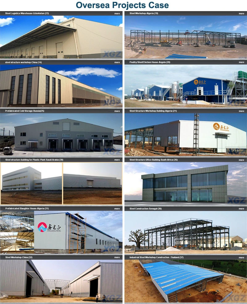 Commercial Prefab Low Cost Easily Built Steel Building with Certificates