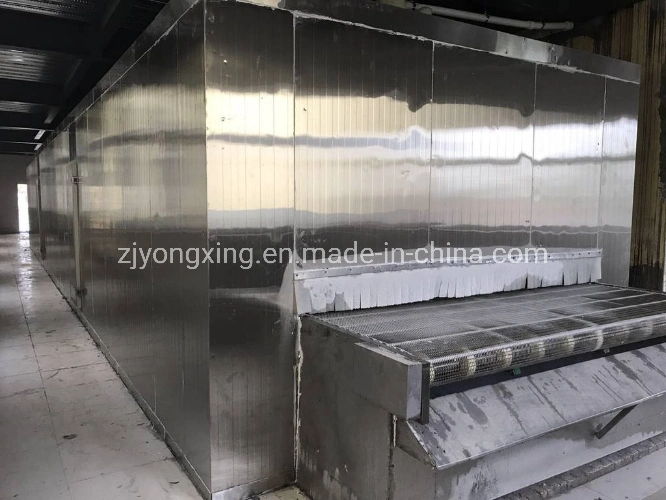 Tunnel Quick Freezing Machine/Impact Tunnel Freezer for Seafood/Meat/Poultry with High Output