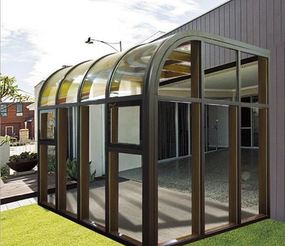 Steel Structure Frame Greenhouse with Quality Glass
