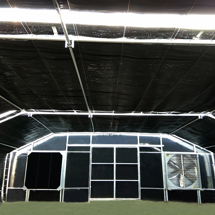 Commercial Net Shading Blackout Tunnel Greenhouse Price