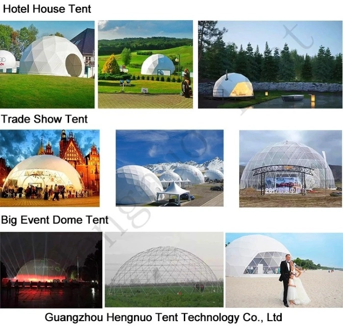 Special Camouflage Roof Outdoor Events Sun Shelter Glamping Dome Tent