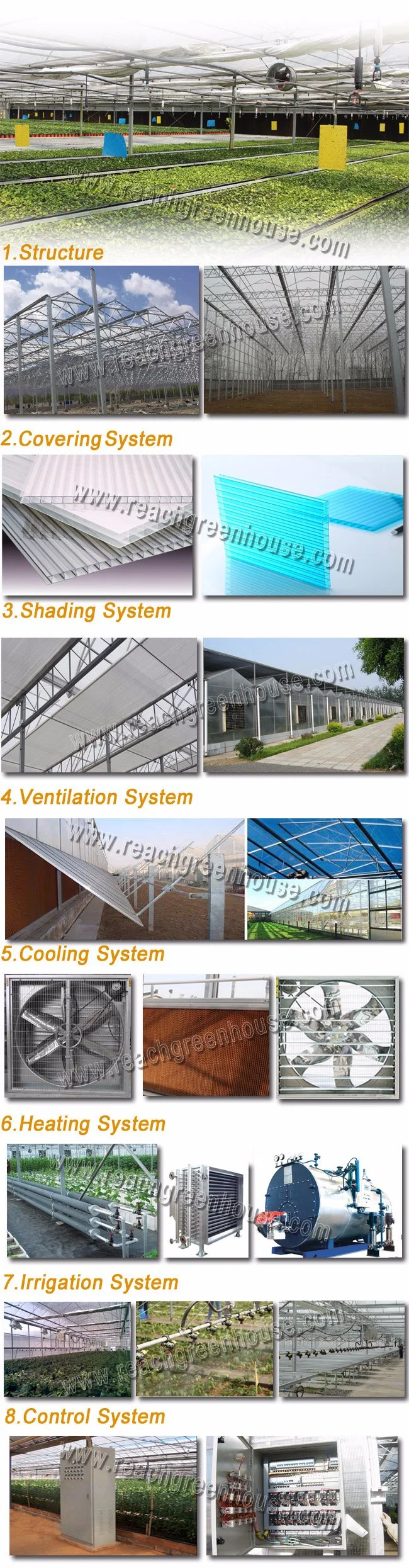 Multi-Span PC Sheet Greenhouse for Aquaponic System