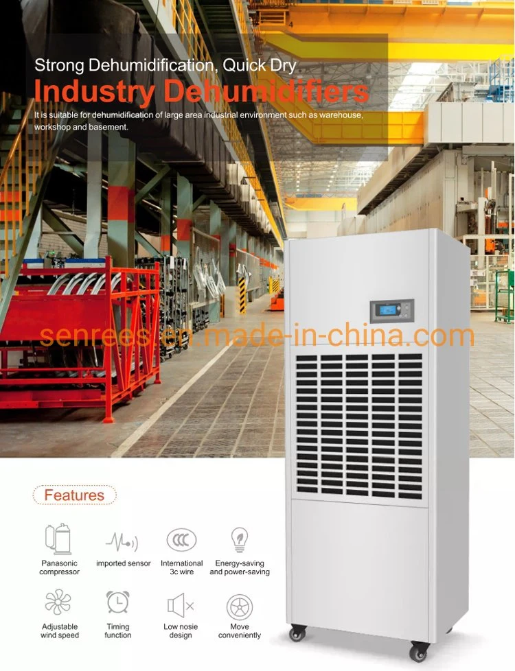 China 168L Basement Portable Industrial Greenhouse Dehumidifier Air Dryer Machine