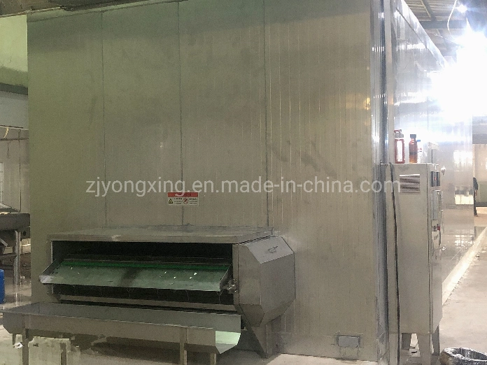 High Quality IQF Freezing Tunnel/Impact Tunnel Freezer for Meat Shrimp Squid