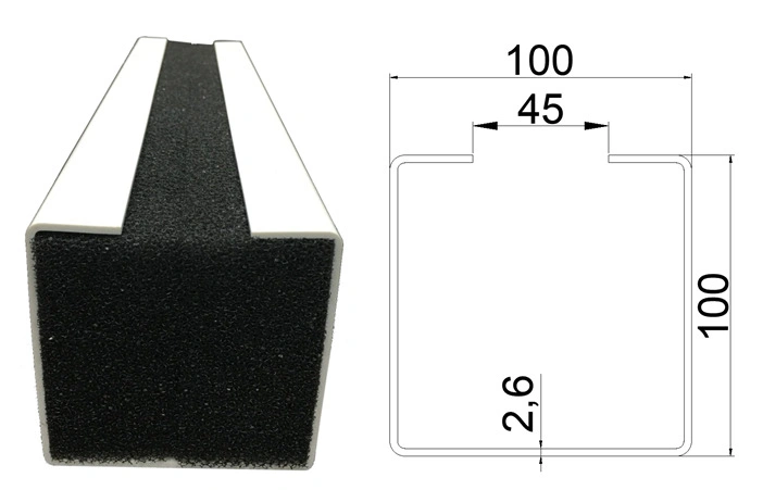 Building Material Vertical Farm Substrate Planting Trough Greenhouse Planting Growth Gutter in Nft Hydroponics System