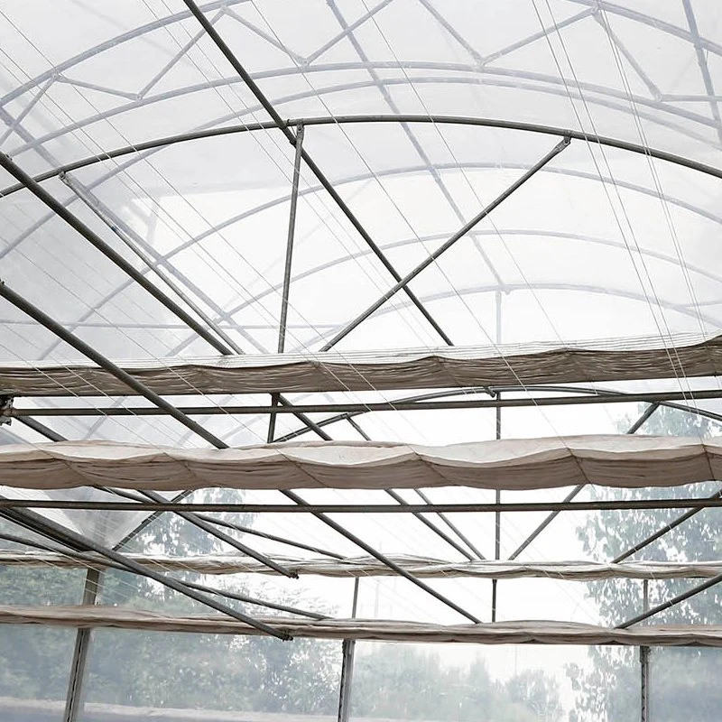 Automatic Shading System Multi-Span Greenhouse