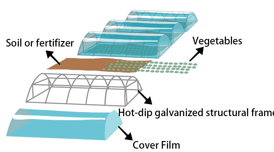 High Tunnel Aquaponics Systems Agricultural Greenhouses