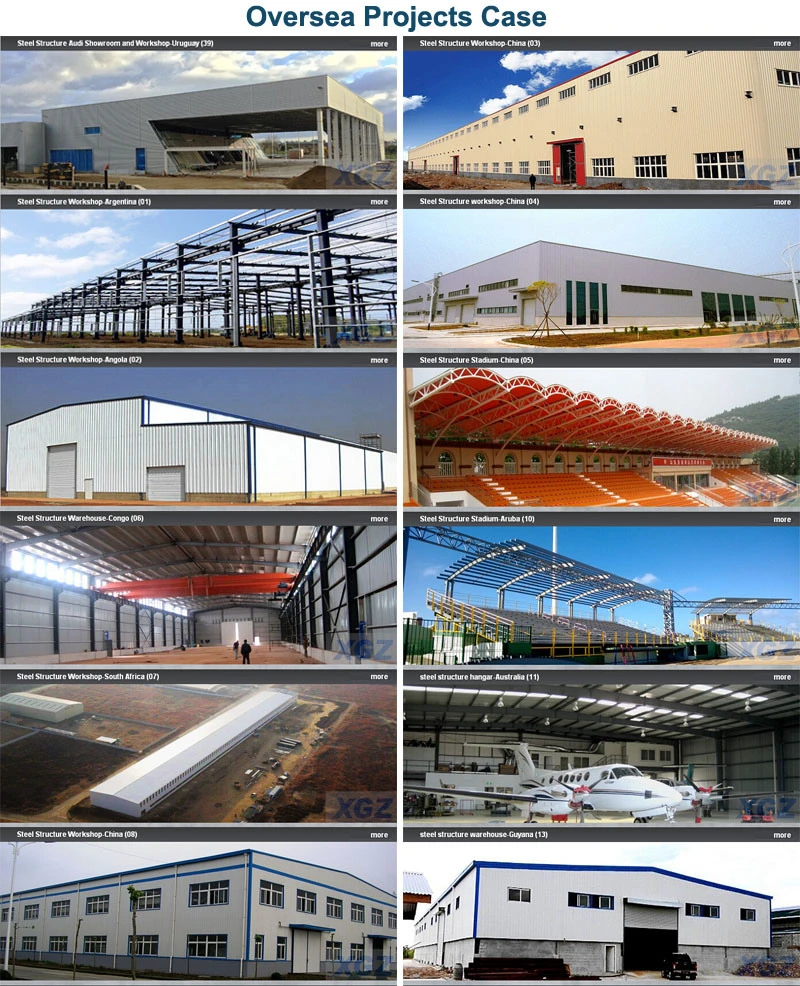 Commercial Prefab Low Cost Easily Built Steel Building with Certificates