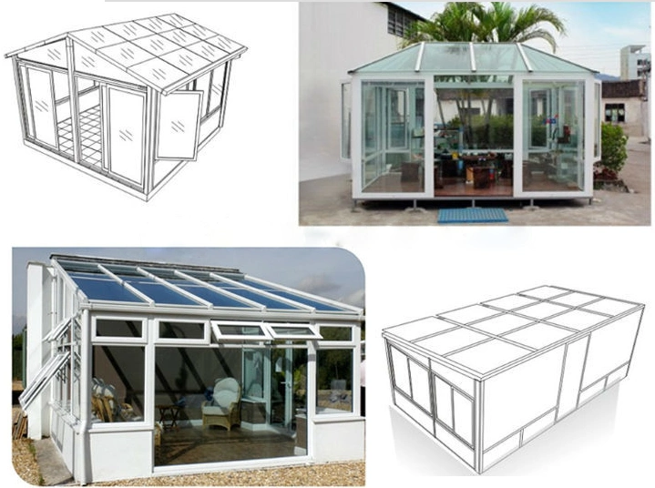 Aluminium Arched Greenhouse for Varanda (BH-SH06)