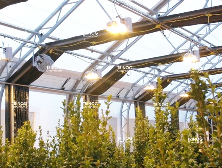 Sodium light agriculture hemp greenhouse with shading screen