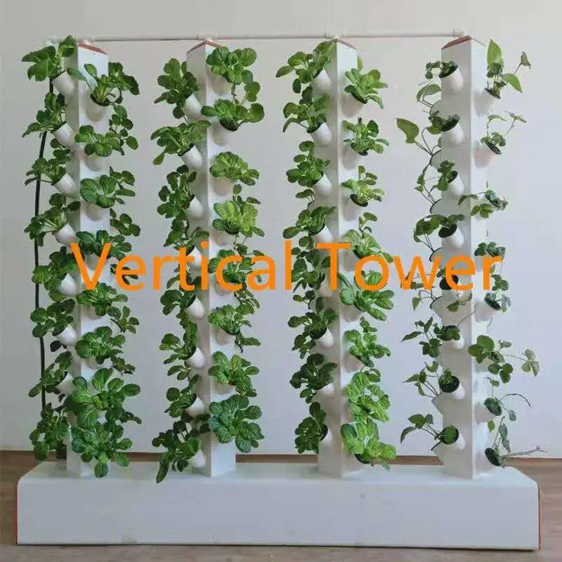 Aquaponics System Indoor Hydroponics Garden Equipment with LED Growing Light