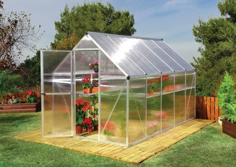 Multi-Span Garden Greenhouse Grow Tower for Sale with PC Sheet/Hydroponics