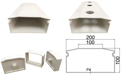 Greenhouse Frame Nft Hydroponic Growing Systems/PVC Planting Trough for Greenhouse Planting