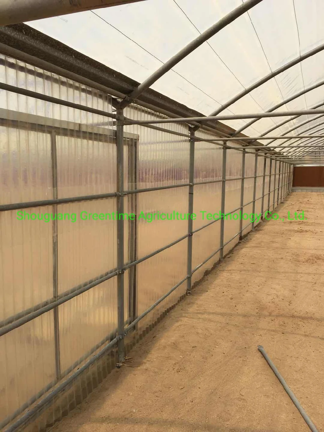 Polycarbonate Greenhouse with Hydroponic Systems Price for Vegetables/Flowers