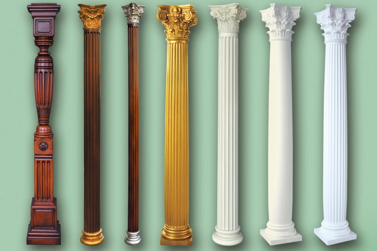Banruo Gothic Styles Fiberglass Roman Column for Construction