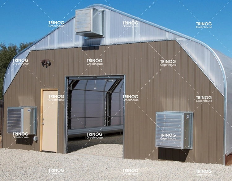 All blackout hemp greenhouses with inflame shading net