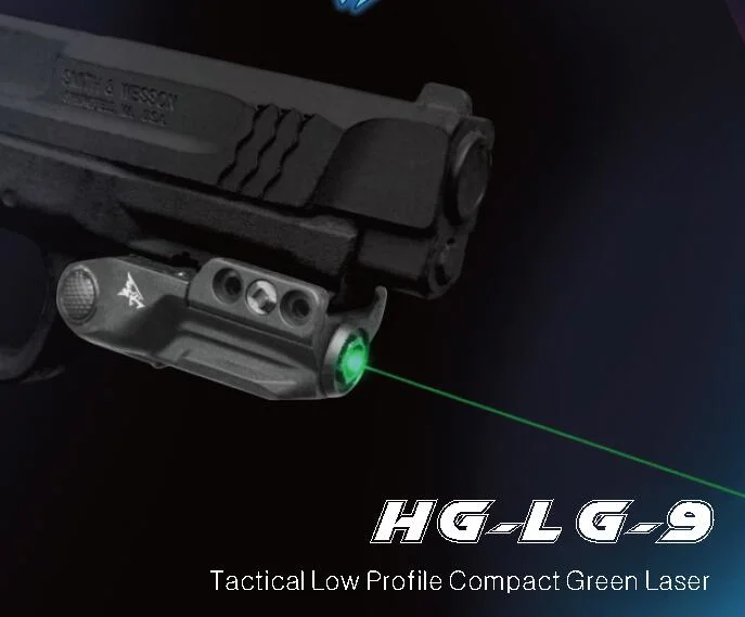 2019 New Low Profile Compact Rechargeable Mini Pistol Green Laser Sight
