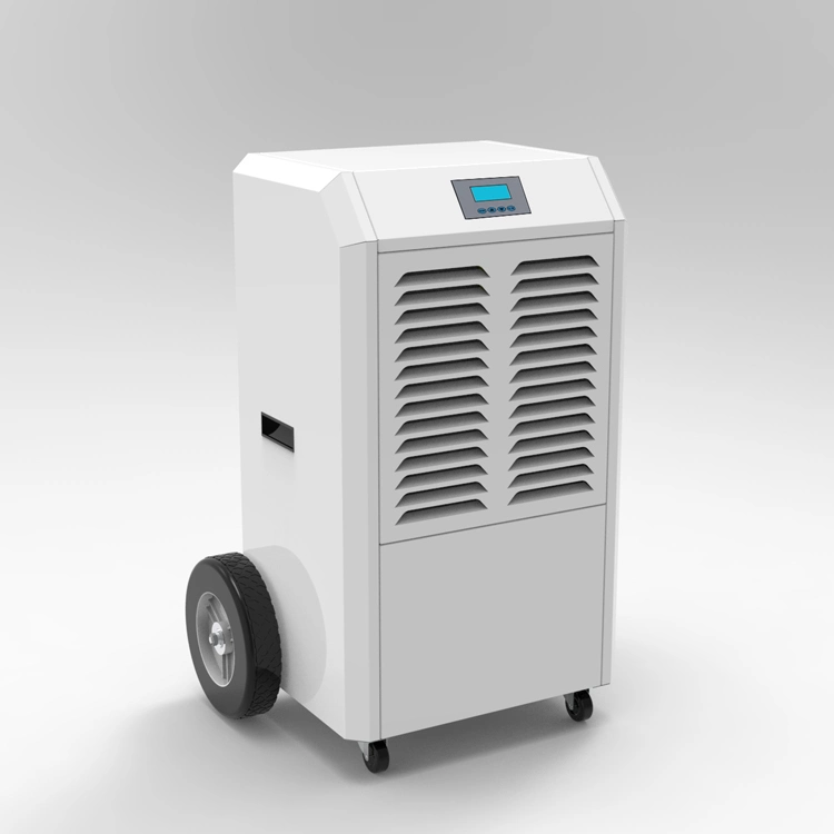 China Good Quality 158L Portable Industrial Greenhouse Dehumidifier Air Dryer Machine with Handle