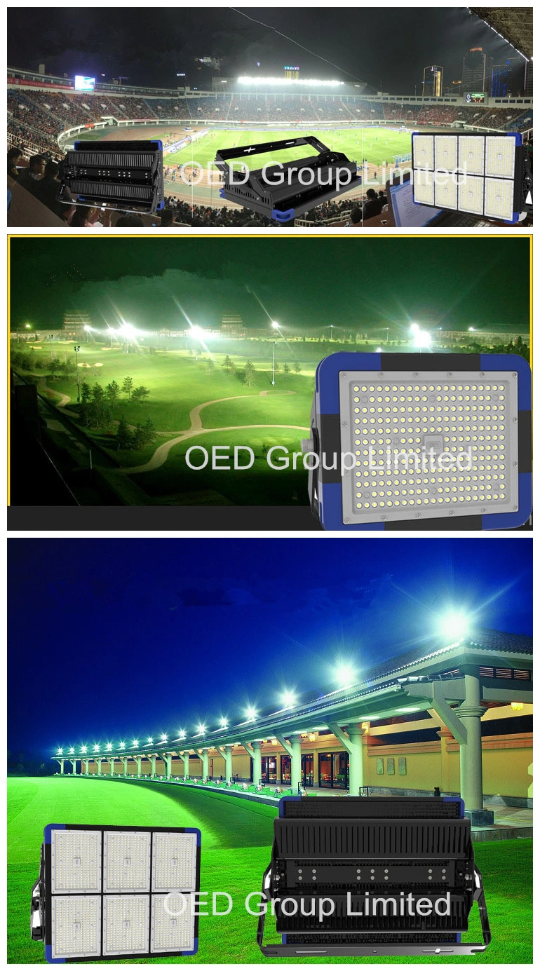 Outdoor High Power Flood Lighting IP66 750W LED Stadium High Pole Tunnel Lights