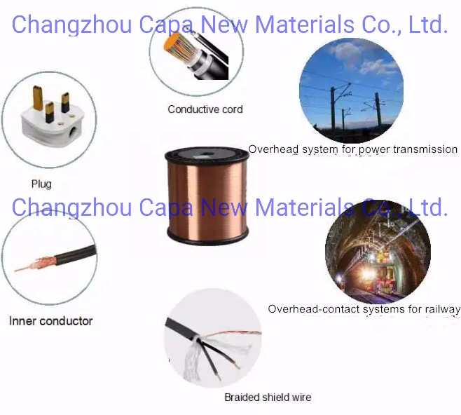 Welding Electrode Enamelled Clad Aluminum Steel Copper Wire