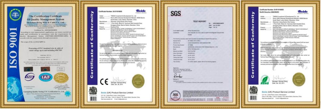 German Standard Industrial H03VV-F/H03vvh2-F Wire