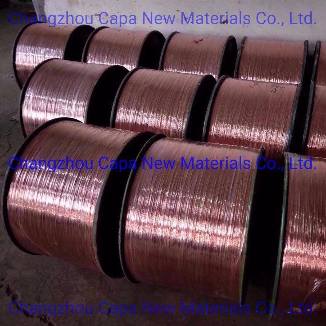 Welding Electrode Enamelled Clad Aluminum Steel Copper Wire