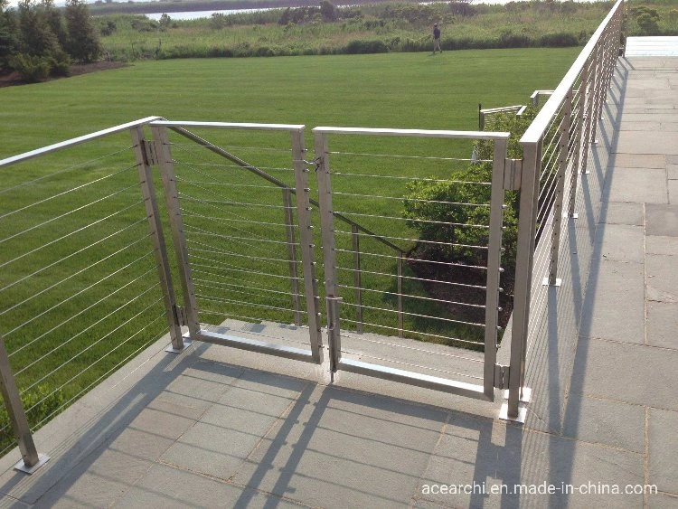 Ace Outdoor Marine Grade Stainless Steel Balustrade Wire Railing Cable Handrail