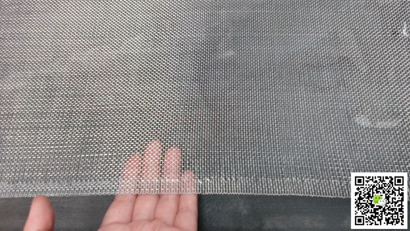 Stainless Steel Color /Silver Coated Aluminum Wire Mesh