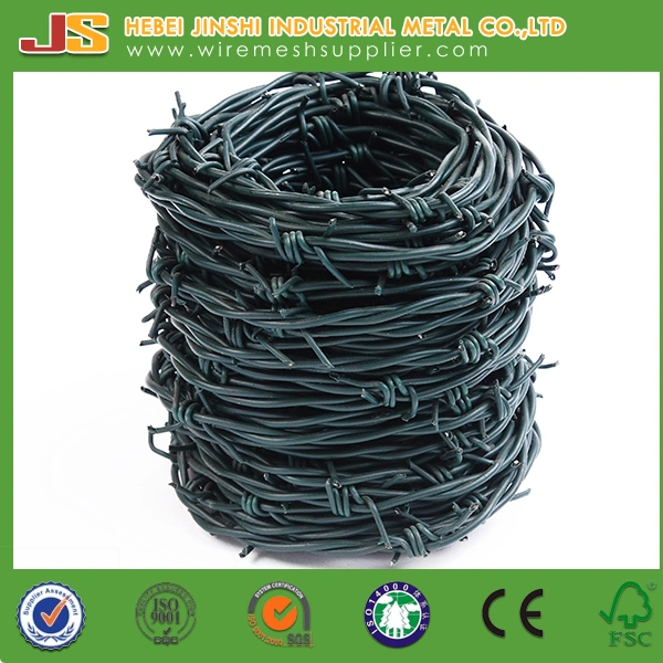 14 Gauge Galvanized Twisted Barbed Wire