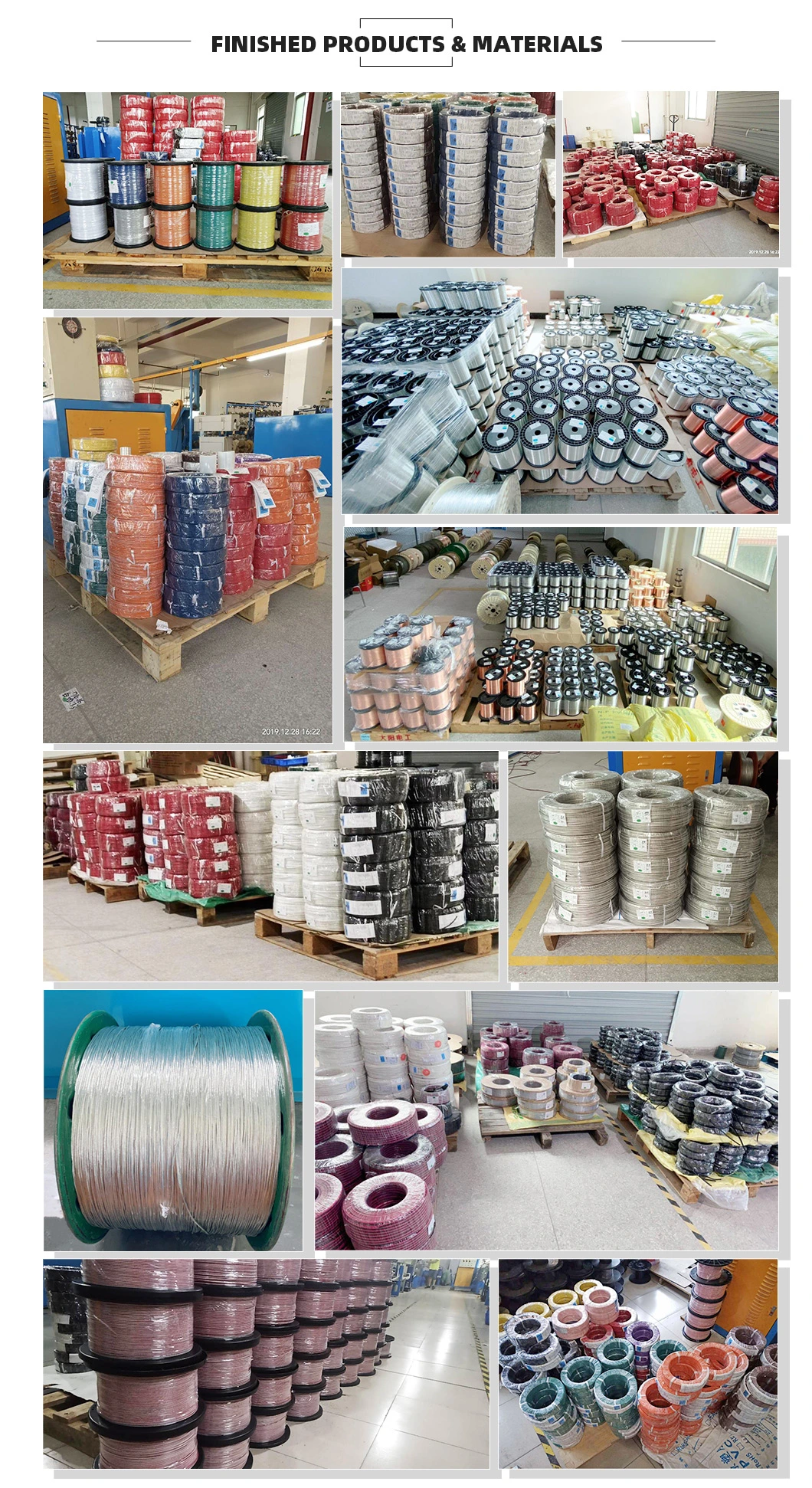 High Temperature Wire Single Copper Conductor PVC Insulated Hook up Wire for Awm