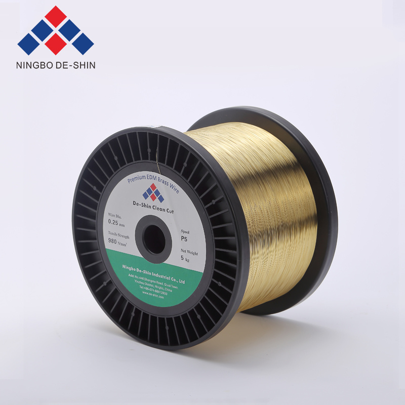 Cuzn37 EDM Machine Brass Wire Paraffin Free Wire Cut 0.10, 0.15, 0.20, 0.25, 0.30mm