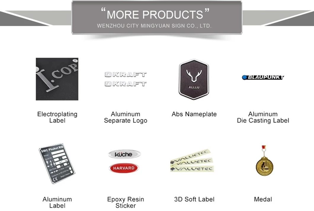 High Quality Custom Nickel Metal Sticker Electroformed Silver Nickel Labels