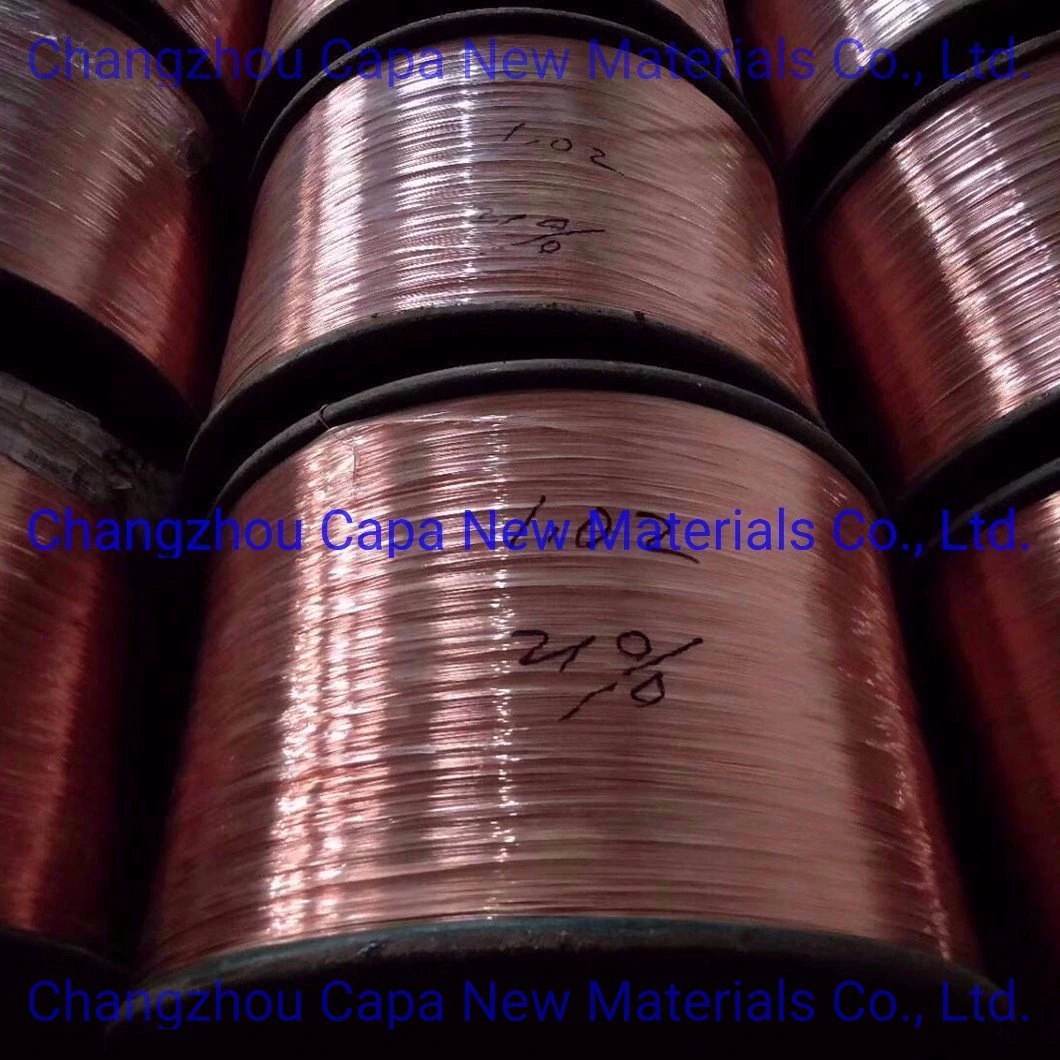 China High Quality Swg34 Copper Clad Aluminum Wire/CCS Wire for Enameled Winding Wire