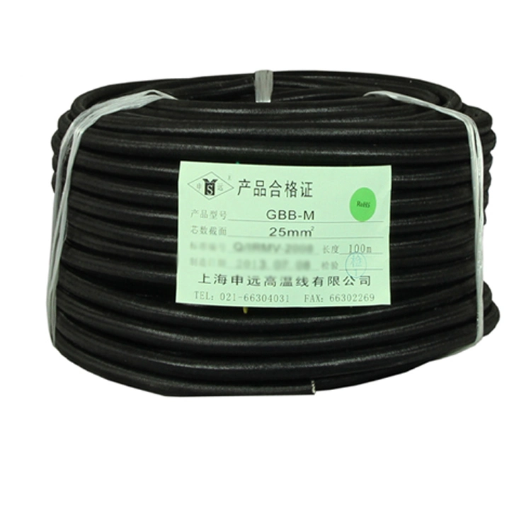 Flexible Copper Tinned / Nickel-Plated Conductor Silicone Rubber Insulation Fibreglass Braid Siaf Wire