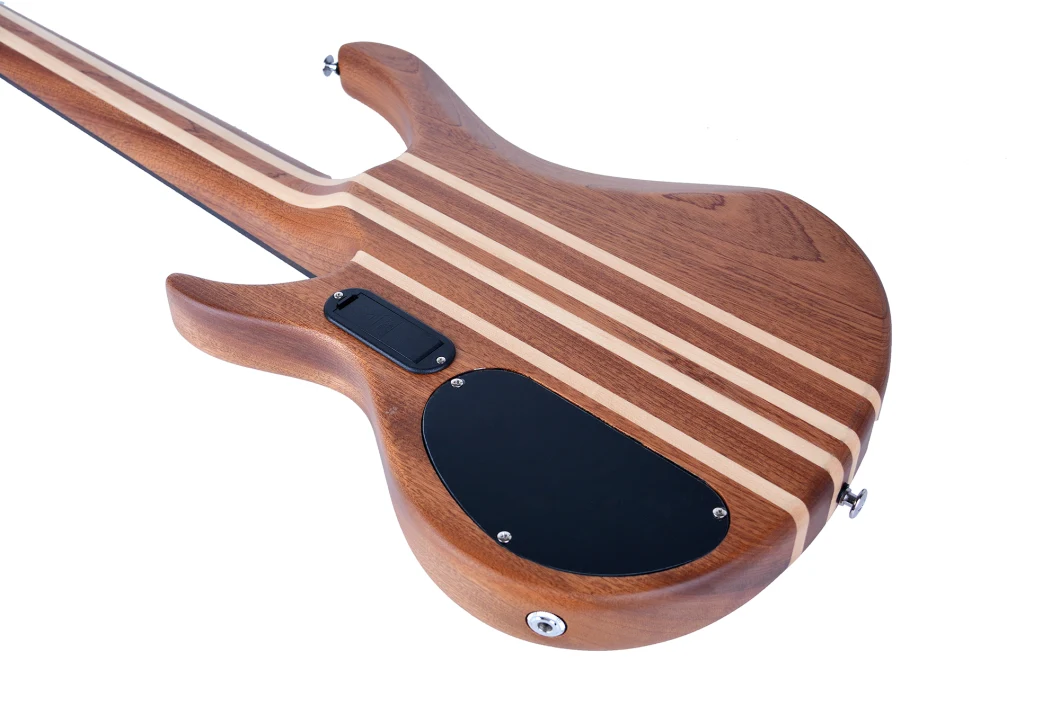 Wholesale Active Pickup Neck Through Body 5 String Bass Guitar