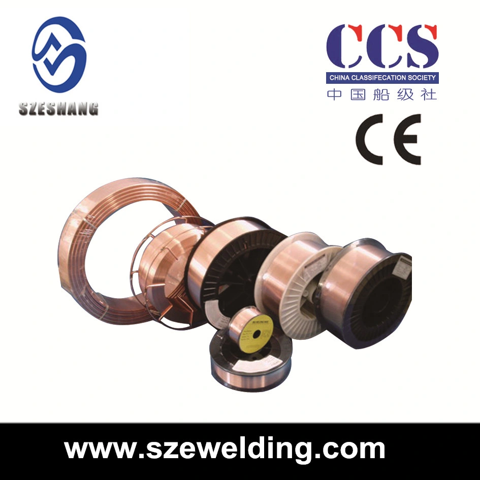 CO2 Gas Shield Arc Welding Wire Er70s-6 Copper Coated Welding Wire Solid Sg2 Welding Wire