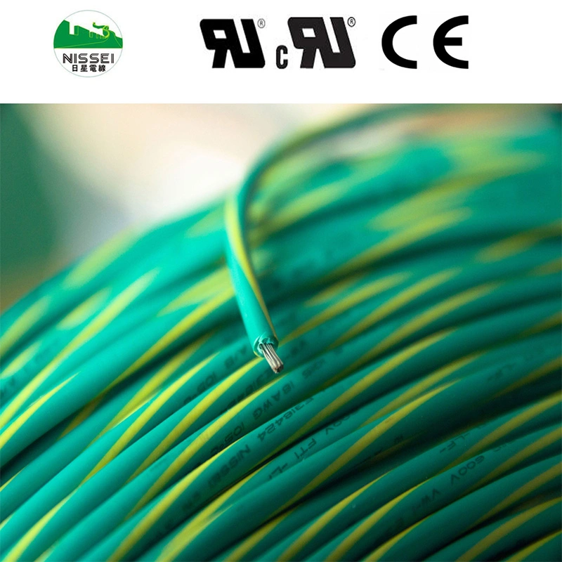 UL1015 Solid Copper Conductor PVC Coated Electric Resistance Cable Wire
