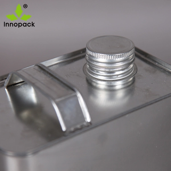 Square Metal Tin Can with Lid 10 Liter Oil Rectangular Tin Can Manufacturer