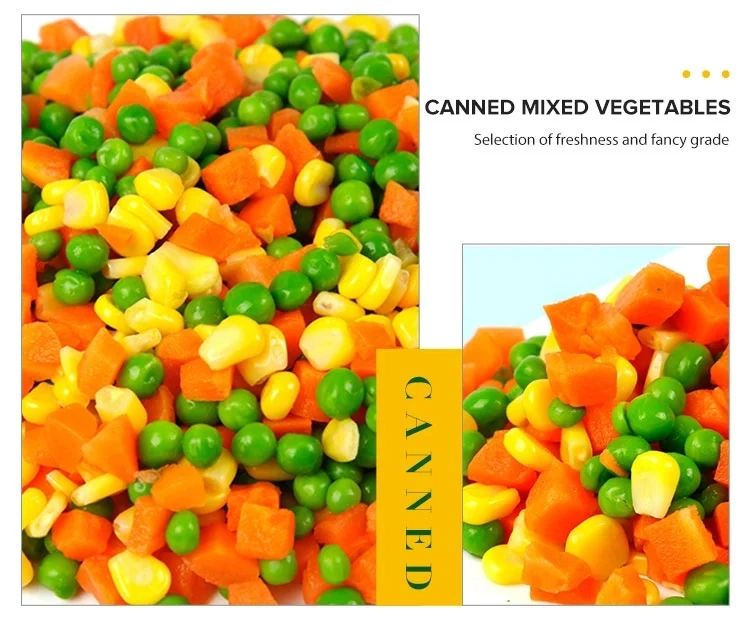 Canned Garniture Mixed Vegetables in Tin