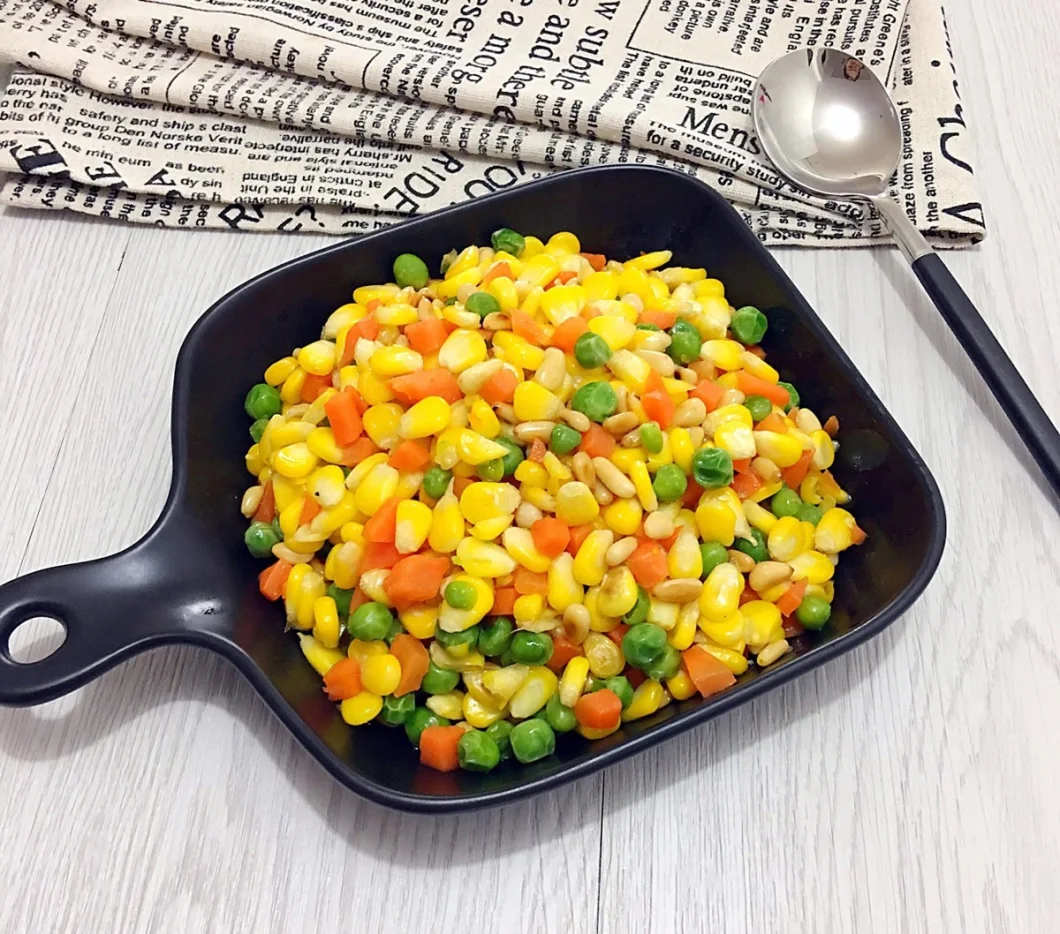 Canned Vegetables and Sweet Corn with Nutrition