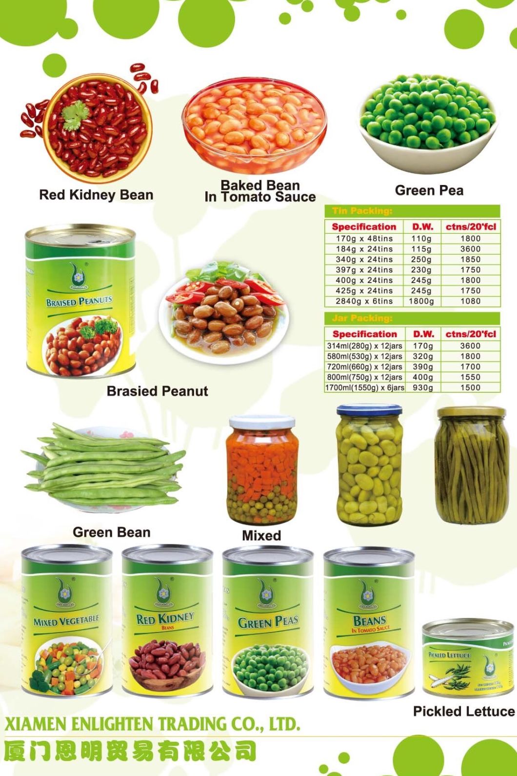 Canned Food Canned Braised Peanut in Sauce Canned Vegetables Easy Open and Ready to Eat 850g