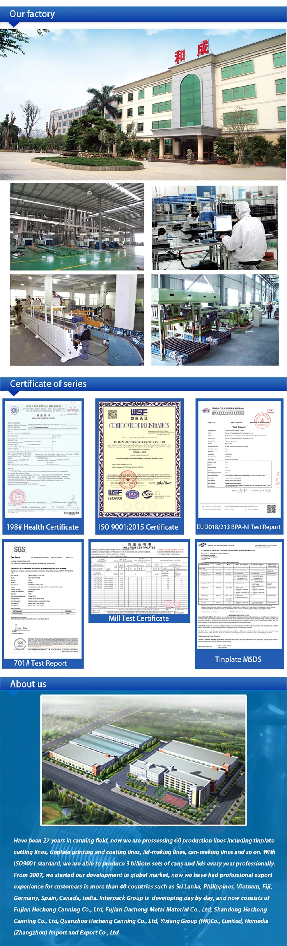 Canned Style Beef Luncheon Meat Heat Preservation Process Body Part Canned Beef