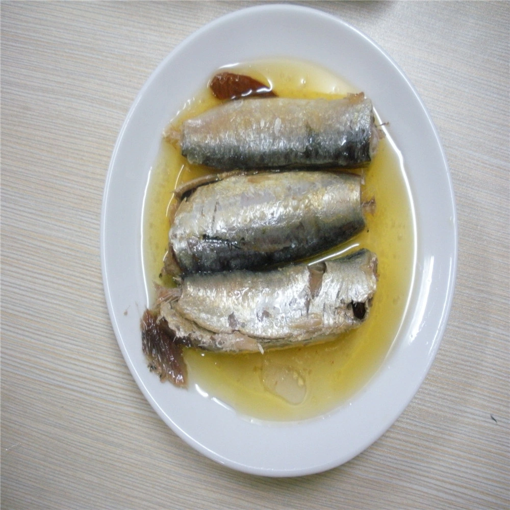 Hot Selling Canned Fish Halal Canned Sardines Manufacturer Tin Sardine in Vegetable Oil for Whole Sale125g