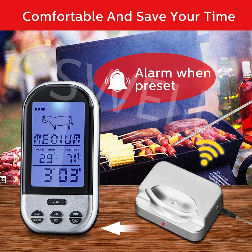 Hot Sale Food Thermometer BBQ Meat Thermometer New Digital Kitchen Wireless BBQ Food Meat Thermometer