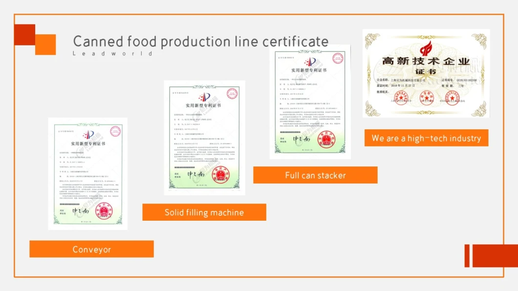 Automatic Canned Food Canning Production Line for Canned Food Canned Golden Sweet Kernel Corn