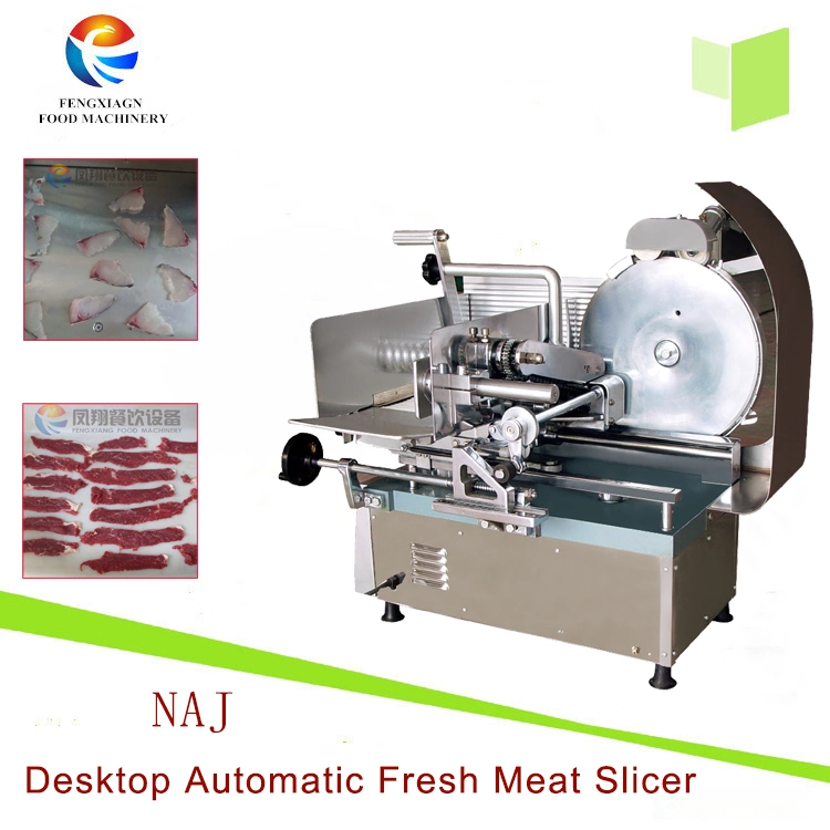 Cutting Thickness Adjustable Meat Slicing Machine, SUS 304 Frozen Beef Meat Slicer