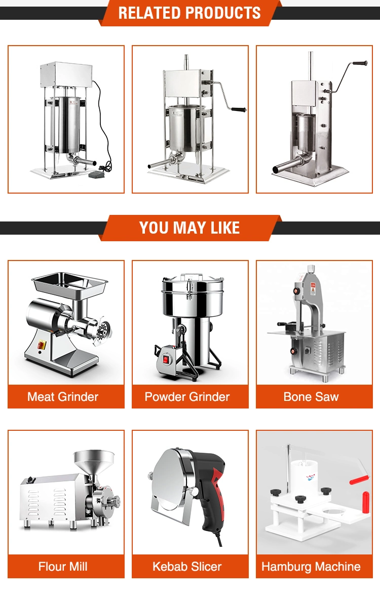 Industrial Chicken Rotisserie Sausage Making Machine Stuffer Meat Grinder&Sausage Maker Meat Sausage Making Machine