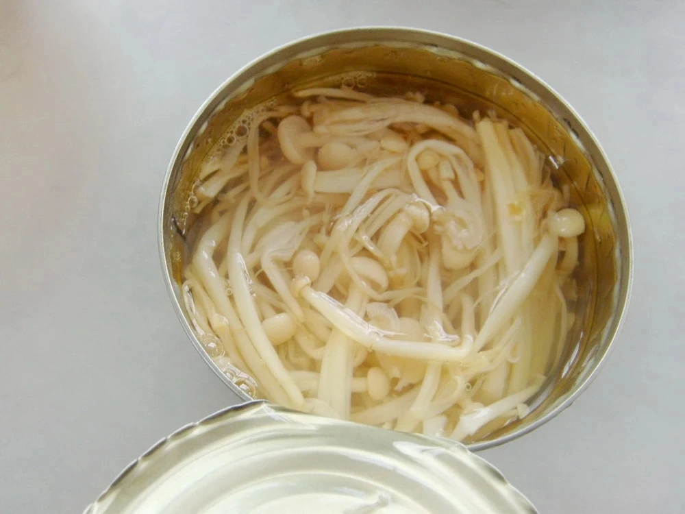 Canned Healthy Enoki Mushroom White Needle Mushrooms