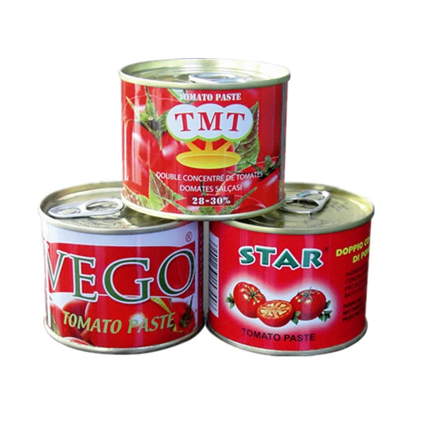 Tomato Paste Sauce in Tins for Chinese Factory