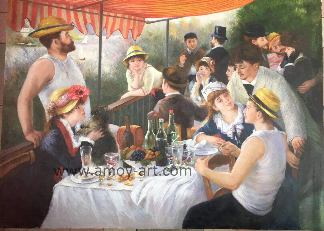The Luncheon of The Boating Party Reproduction of Renoir Oil Paintings